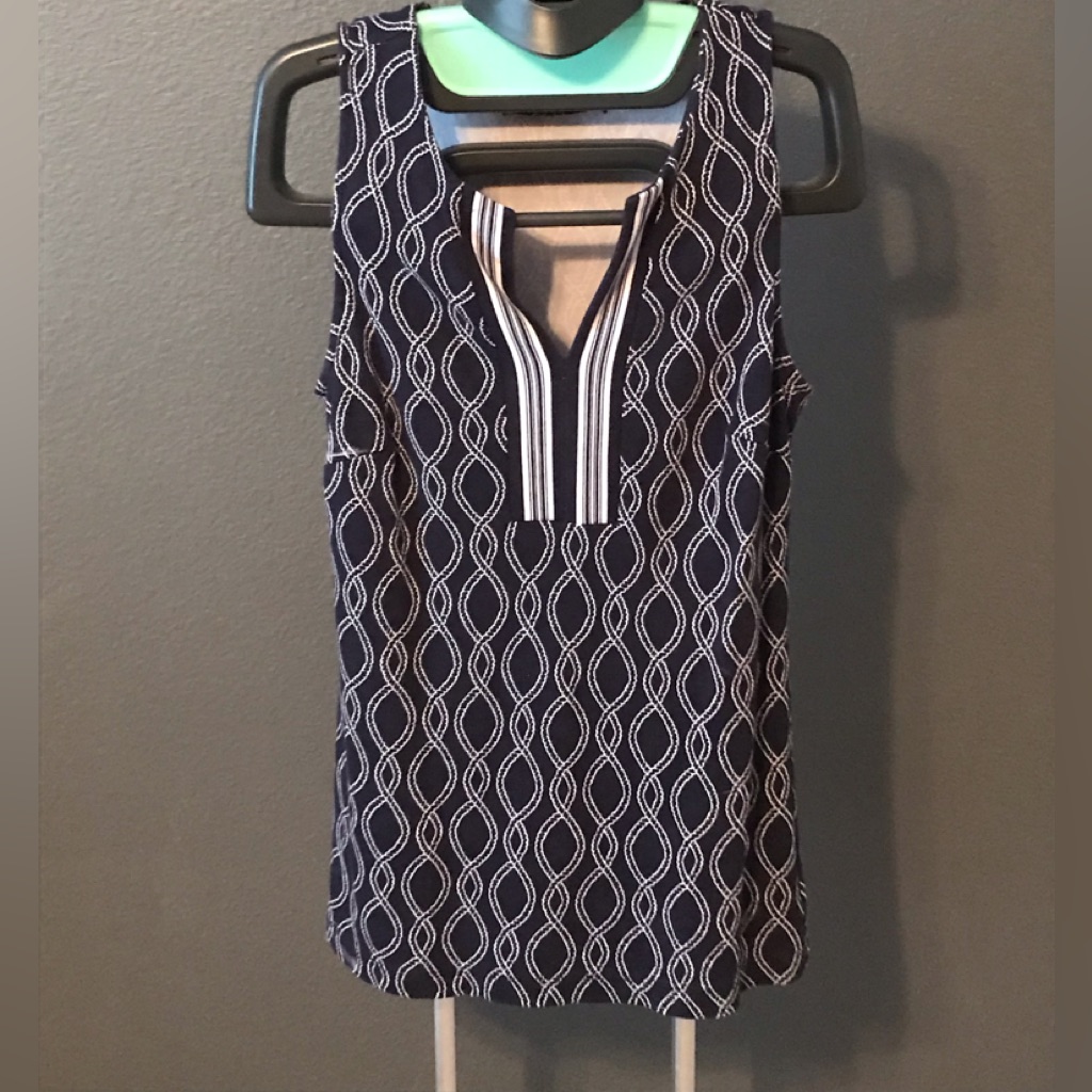 Crown  Ivy Navy Blue Tank